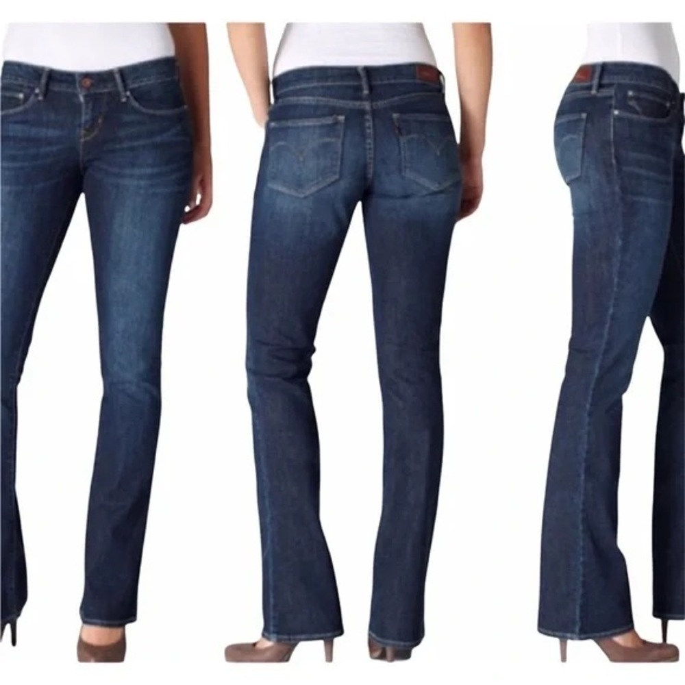 Levi's Dark Blue Skinny Bootcut Jeans